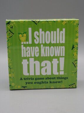 I Should Have Known That! Party  Trivia Quiz Card Game Ages 14+ Hygge Games